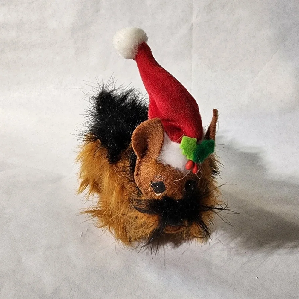 Annalee Christmas Set‎ - Santa, Elf, Reindeer & Yorkie Dog - Retired